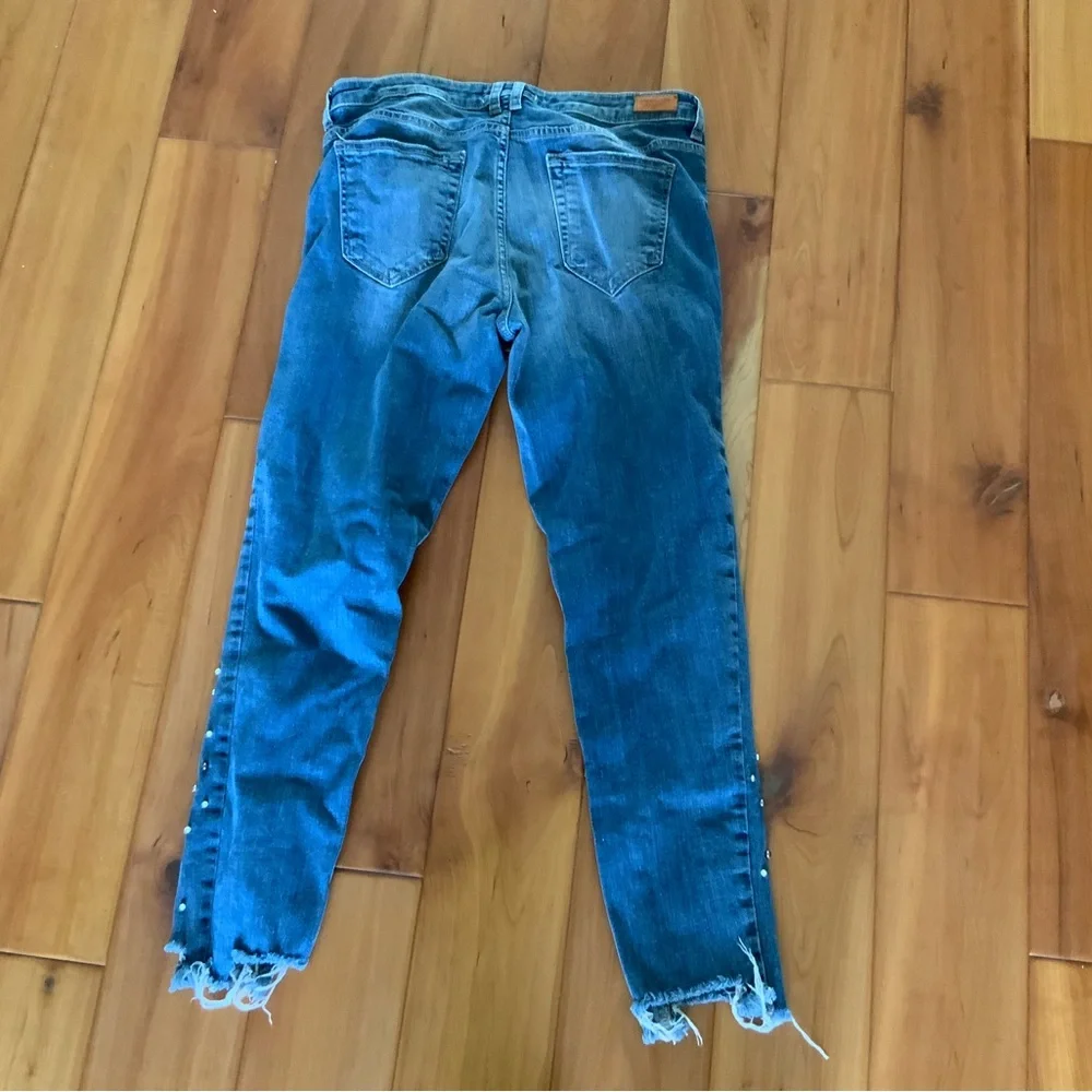 ZARA BASIC DENIM ankle jeans size 10 X 25 - Picture 4 of 5